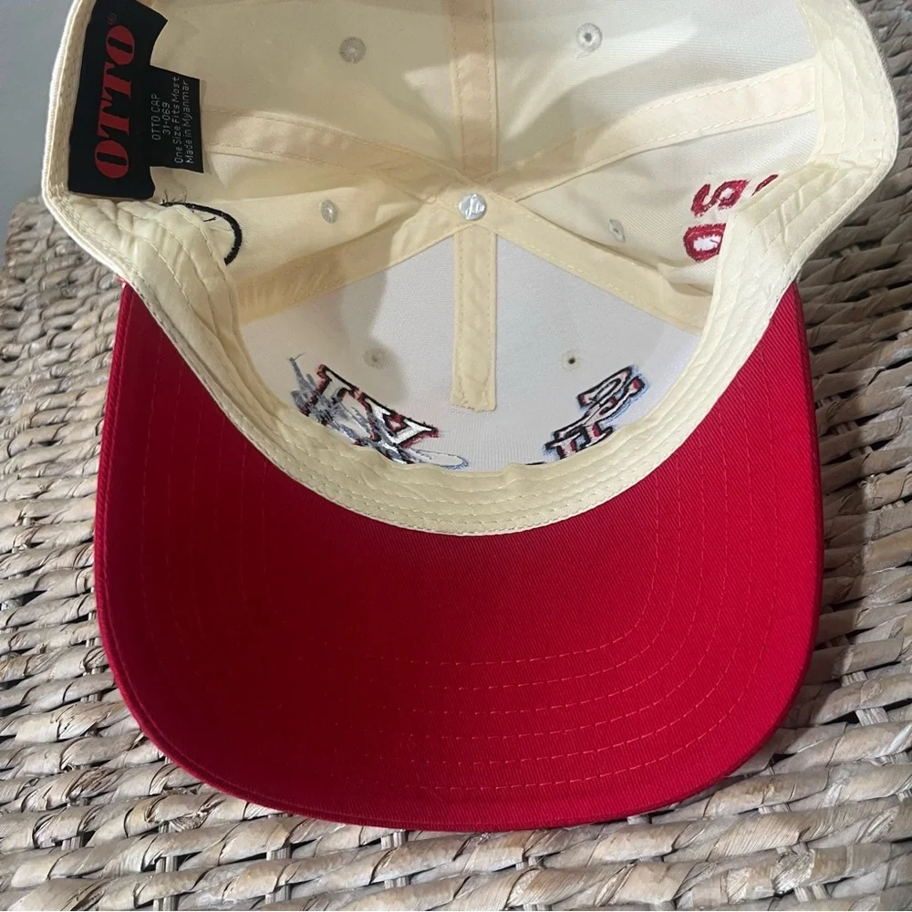 Otto hat‎ STL vs XI World Champions 2023 SnapBack Red Beige Cap